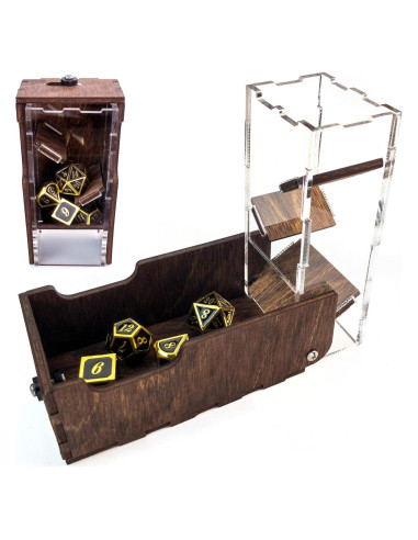 Torre de Dados Portátil C4Labs MicroDraw con Bóveda para 7 Dados