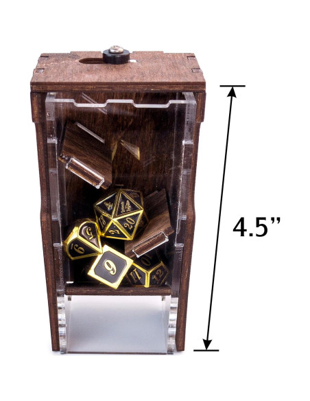 Torre de Dados Portátil C4Labs MicroDraw con Bóveda para 7 Dados