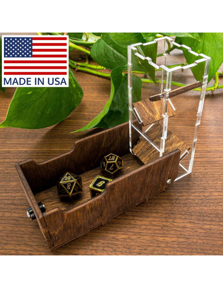 Torre de Dados Portátil C4Labs MicroDraw con Bóveda para 7 Dados