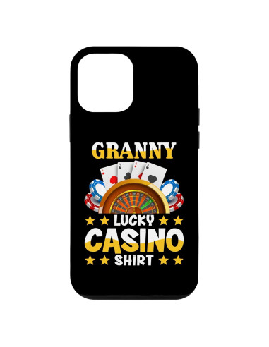 Funda Protectora iPhone 12 Mini - Casino Divertido Abuela