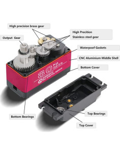 Servo Digital de Par Alto DS5180SG 105kg.cm Impermeable 2