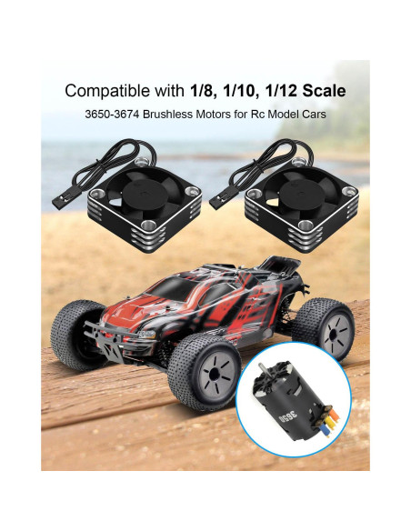 Ventilador de Refrigeración RC 35mm 21000RPM Aluminio WUMZIJ