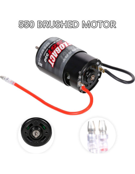 Motor RC Globact 550 35T para Crawler 1/10 TRX4 SCX10