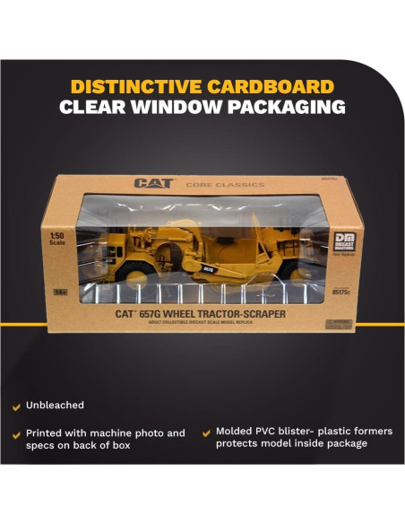 Excavadora Diecast Masters 657G con Operador - 34.29 cm