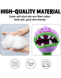 Set de 6 Peluches Plantas vs Zombis Maikerry - Regalos para Niños 2