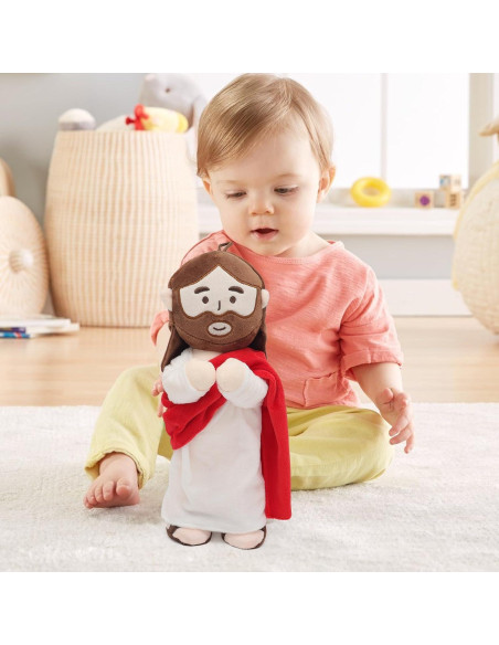 Muñeco de peluche articulado Jesús 34 cm con accesorios