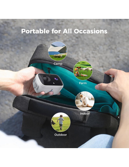 Cámara de Seguridad Hiseeu Solar 4MP Inalámbrica 4 Unidades