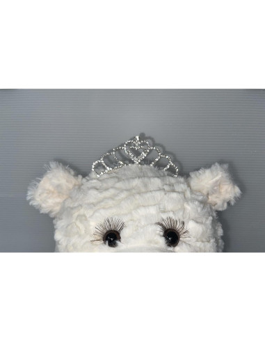 Oso de Peluche Quinceañera Kinnex 50.8 cm Burdeos con Vestido