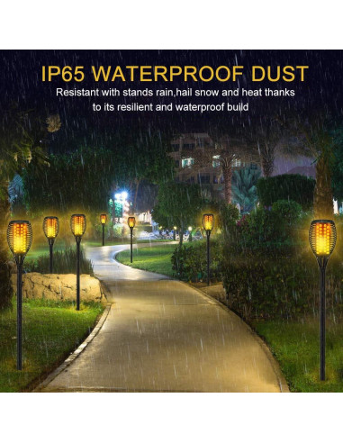 Aityvert Luces Solares 4 Paquete 109 cm Antorchas LED