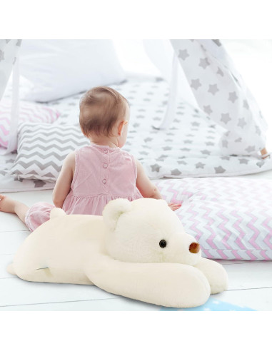 Osito de Peluche Grande Blanco Kawaii 120cm NXNYNZ