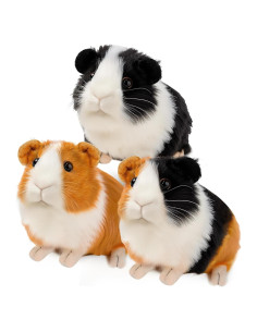 3 Juguetes de Peluche Cobaya Realistas para Niños - Redaica