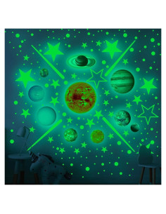 Calcomanías Brillantes Quanhaigou del Sistema Solar - 453 Piezas