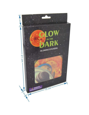 Calcomanías Brillantes Quanhaigou del Sistema Solar - 453 Piezas