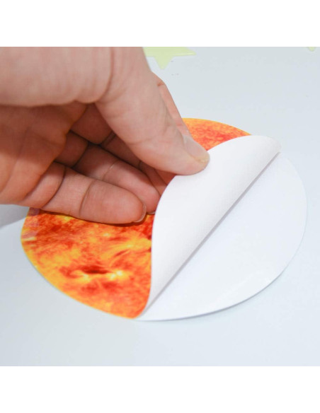 Calcomanías Brillantes Quanhaigou del Sistema Solar - 453 Piezas