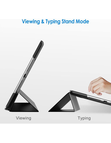 Funda JETech para iPad 10.2" 2021/2020/2019 - Negro