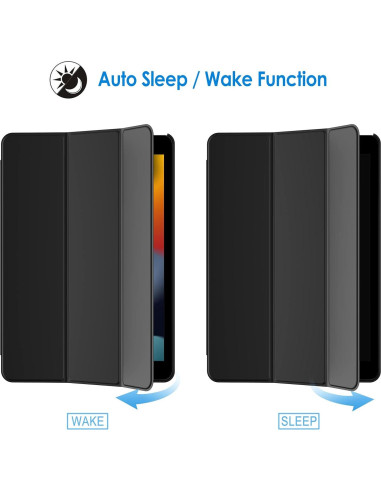 Funda JETech para iPad 10.2" 2021/2020/2019 - Negro