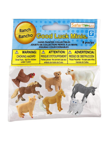 Safari Miniaturas de Animales de Granja - 8 Figuras Educativas