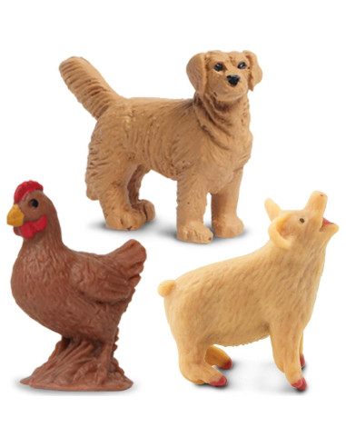 Safari Miniaturas de Animales de Granja - 8 Figuras Educativas