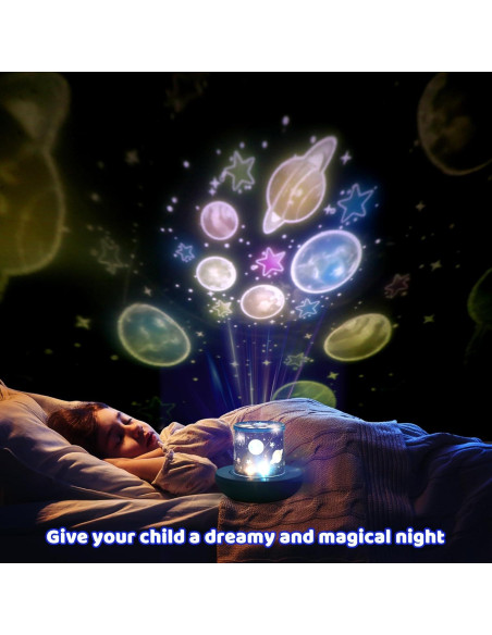 Proyector de Estrellas WINICE Luz Nocturna Azul 1W LED Proyector de Estrellas WINICE Luz Nocturna Azul 1W LED