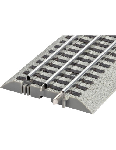 Pista Recta Lionel FasTrack 25.4 cm Eléctrica Paquete de 4