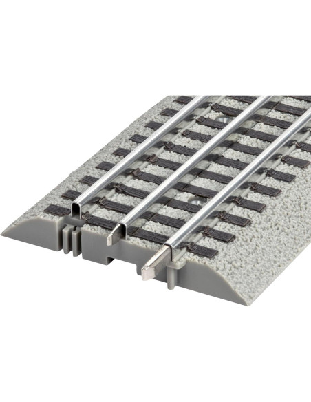 Pista Recta Lionel FasTrack 25.4 cm Eléctrica Paquete de 4