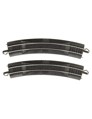 Rerailer Curvado E-Z Track Bachmann 18" (2 unidades) Escala HO
