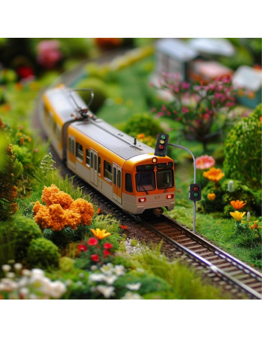 2 Semáforos LED Escala N Cloudpower 3 Luces Verde-Amarillo-Rojo