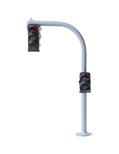 2 Semáforos LED Escala N Cloudpower 3 Luces Verde-Amarillo-Rojo