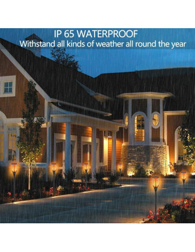 Antorchas Solares Aityvert 109 cm Paquete de 4 LED