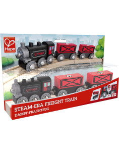 Tren de Carga de la Era del Vapor Hape - Locomotora y Vagones 2