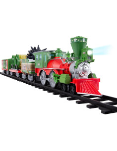 Juego de tren de Navidad Lionel a batería con control remoto 2