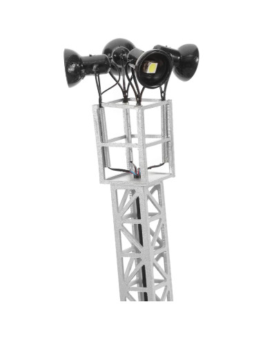 Mini Señal de Ferrocarril Tofficu 1:87 Plata 21.5 cm