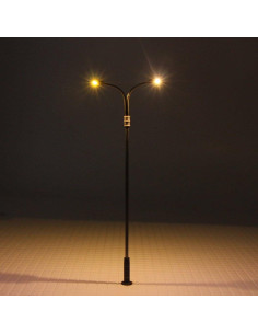 Poste de Luz de Ferrocarril Evemodel 10pcs LEDs Blancos Cálidos 2