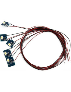 5 LEDs SMD 12V Pre-cableados para Iluminación de Edificios Modelo 2