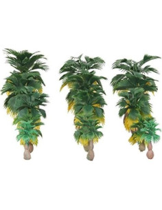 15 Árboles de Palma Miniatura NUOLUX 3.5-10cm Escala N Z 2