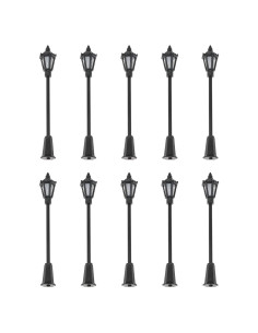 Farolas en Miniatura Maxmoral 10pcs 70mm Amarillo Cálido