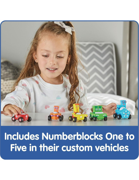Vehículos mini Numberblocks hand2mind - Juguetes educativos 3 a 5 años