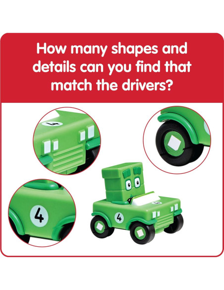 Vehículos mini Numberblocks hand2mind - Juguetes educativos 3 a 5 años