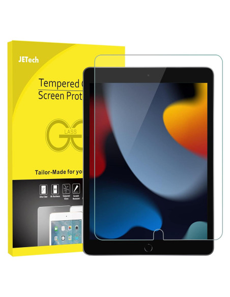 Protector de Pantalla JETech para iPad 10.2" Vidrio Templado