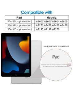 Protector de Pantalla JETech para iPad 10.2" Vidrio Templado 2