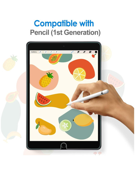 Protector de Pantalla JETech para iPad 10.2" Vidrio Templado