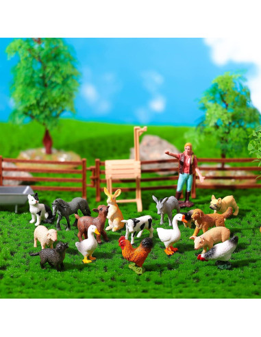 16 Figuras de Animales de Granja JOKFEICE - Juguetes Educativos