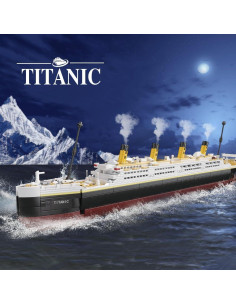 Set de Bloques de Construcción Titanic 1465 Piezas Juguete Educativo 2