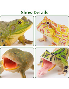 Set de Figuras de Ranas Toymany - 12PCS Juguetes Realistas 2