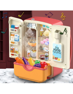 Refrigerador de Juguete con Música y Luz - Spray Rojo 2