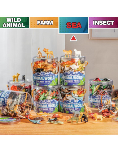 Set de Juguetes de Animales Marinos Yeonha Toys - 48 Piezas