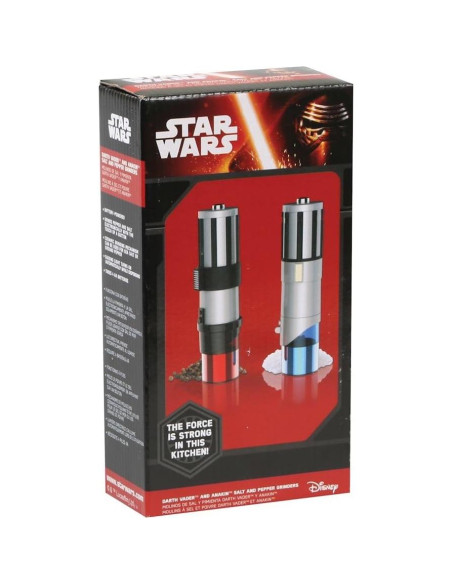 Molino de Sal y Pimienta Eléctrico Uncanny Brands Star Wars