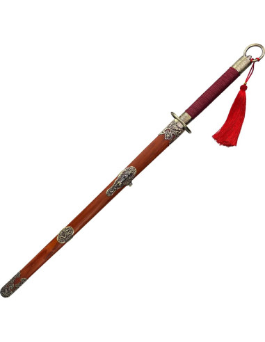 Espada China Hua Mulan 104 cm con Funda de Madera Afilada
