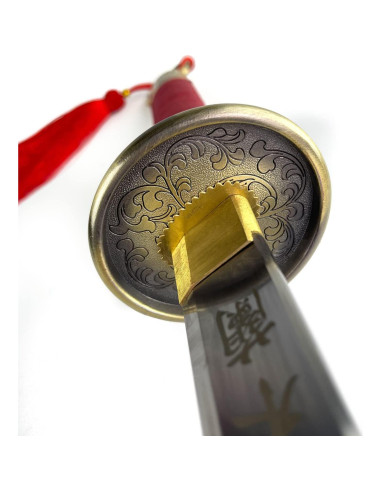 Espada China Hua Mulan 104 cm con Funda de Madera Afilada