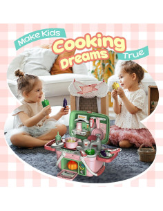 Set de Juguetes de Cocina PALYSOM para Niños 3-6 Años 2